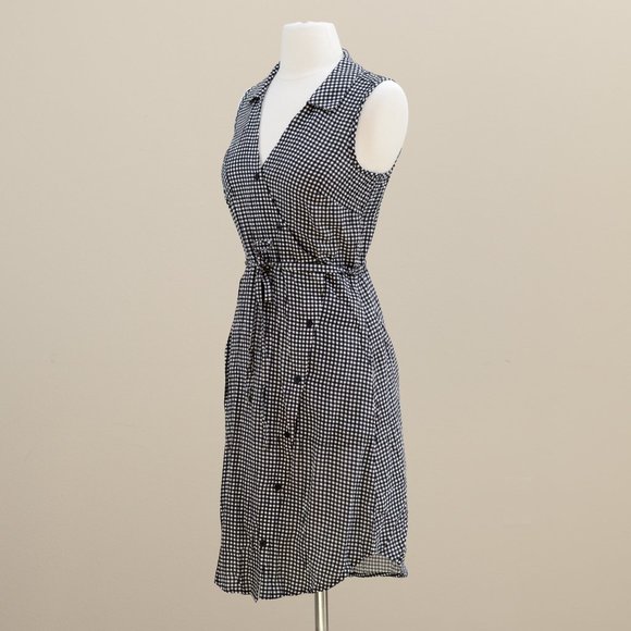 Anthropologie TYLHO Rayon Dress in Gingham Checkered Print XS - Picture 4 of 15